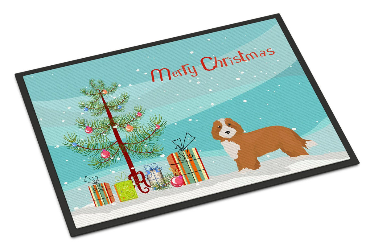 Doxiepoo #2 Christmas Tree Indoor or Outdoor Mat 24x36 CK3827JMAT by Caroline&#39;s Treasures