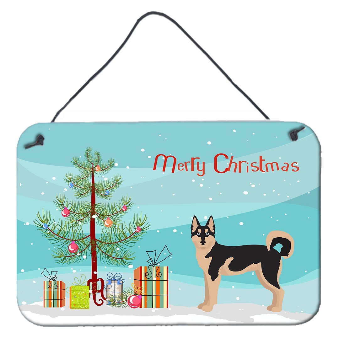 Gerberian Shepsky #2 Christmas Tree Wall or Door Hanging Prints CK3831DS812 by Caroline&#39;s Treasures