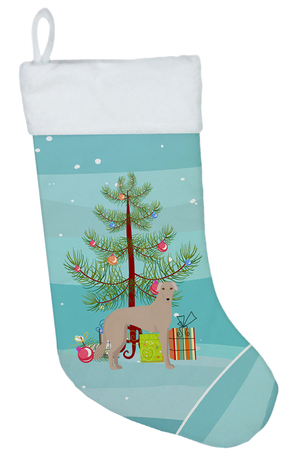 Tan Longdog Christmas Tree Christmas Stocking CK3848CS  the-store.com.