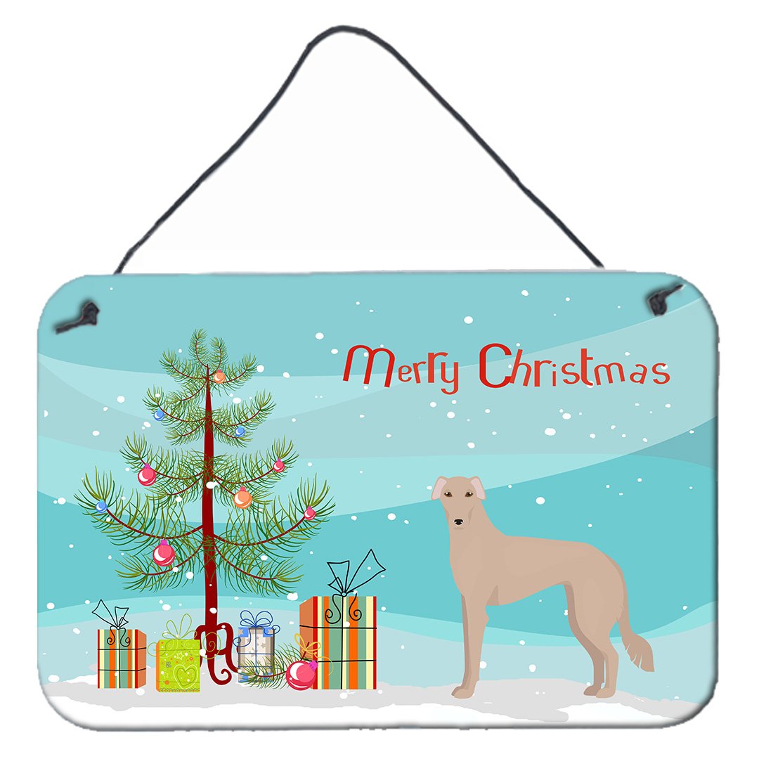 Tan Longdog Christmas Tree Wall or Door Hanging Prints CK3848DS812 by Caroline's Treasures