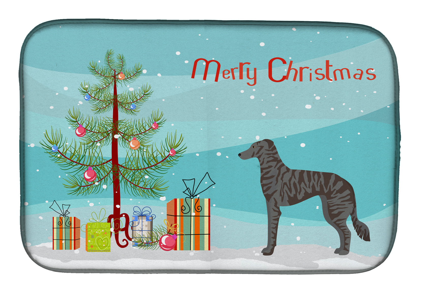 Longdog Christmas Tree Dish Drying Mat CK3849DDM  the-store.com.