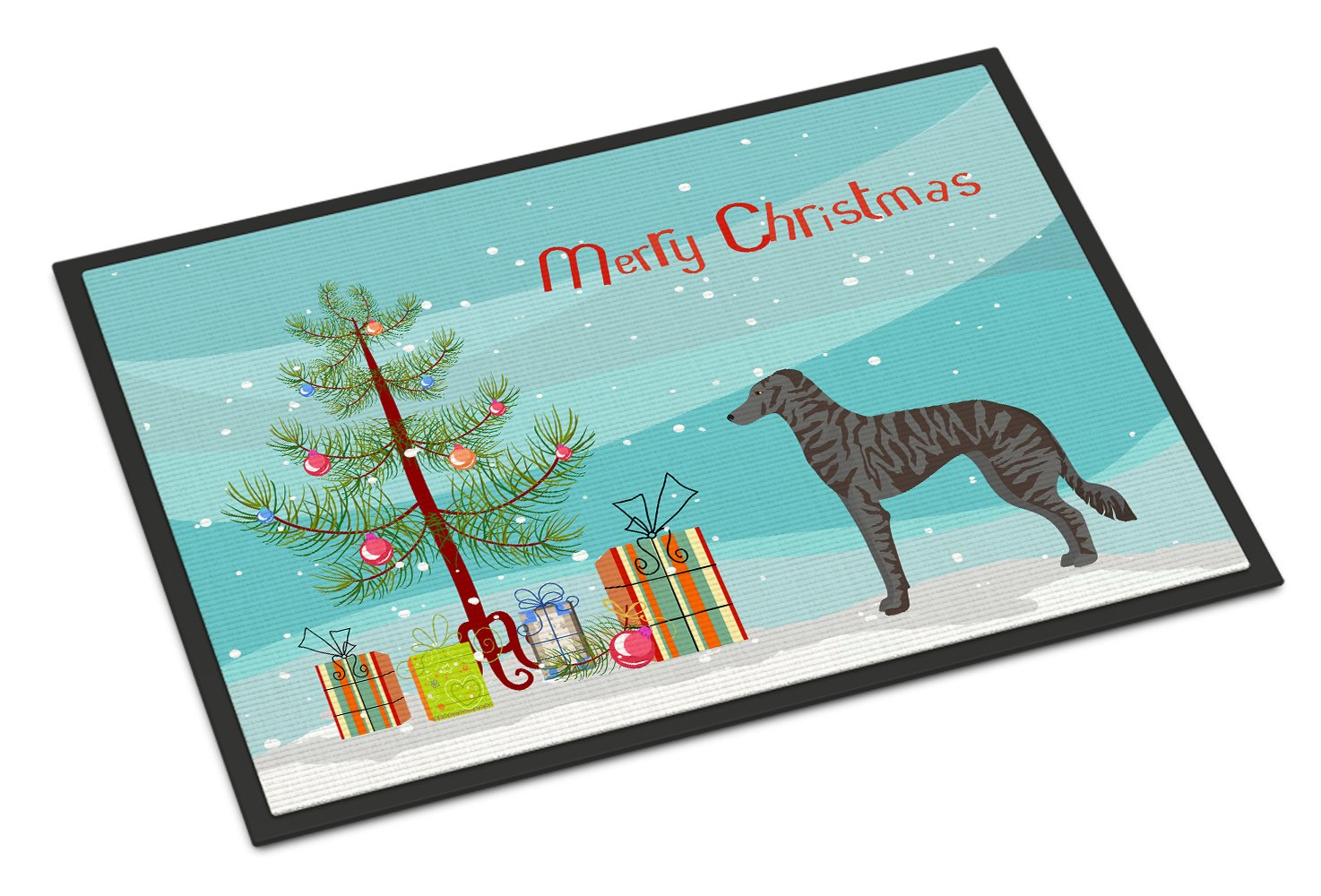 Longdog Christmas Tree Indoor or Outdoor Mat 24x36 CK3849JMAT by Caroline's Treasures