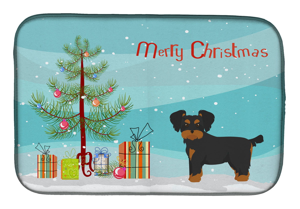 Morkie Christmas Tree Dish Drying Mat CK3856DDM  the-store.com.