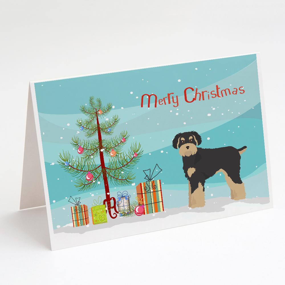 Buy this Schnoodle Christmas Tree Greeting Cards and Envelopes Pack of 8