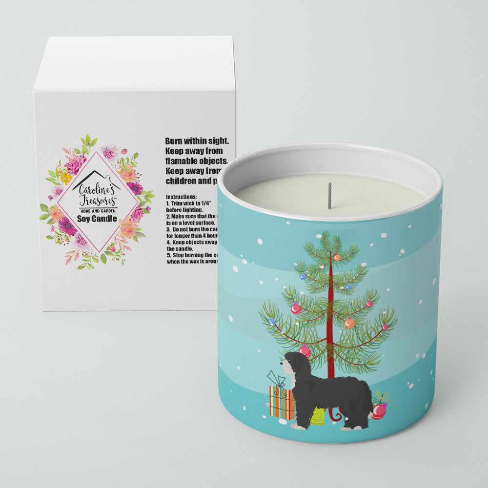 Black Sheepadoodle Christmas Tree 10 oz Decorative Soy Candle - the-store.com