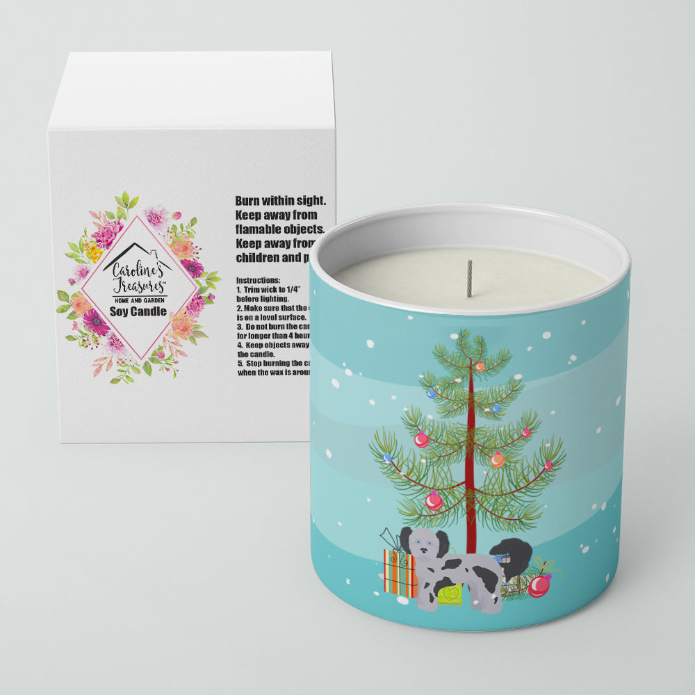 Shih Poo Christmas Tree 10 oz Decorative Soy Candle - the-store.com