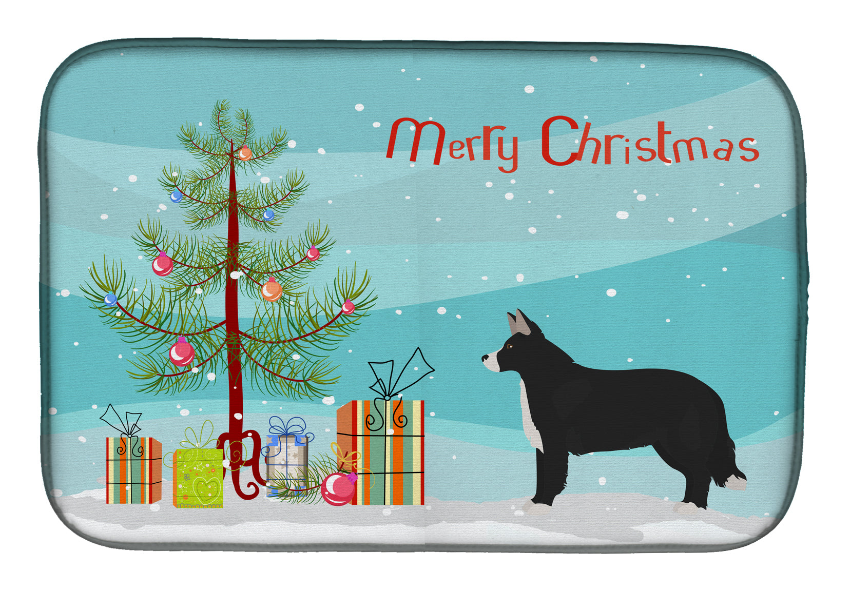 Shollie #1 Christmas Tree Dish Drying Mat CK3873DDM  the-store.com.