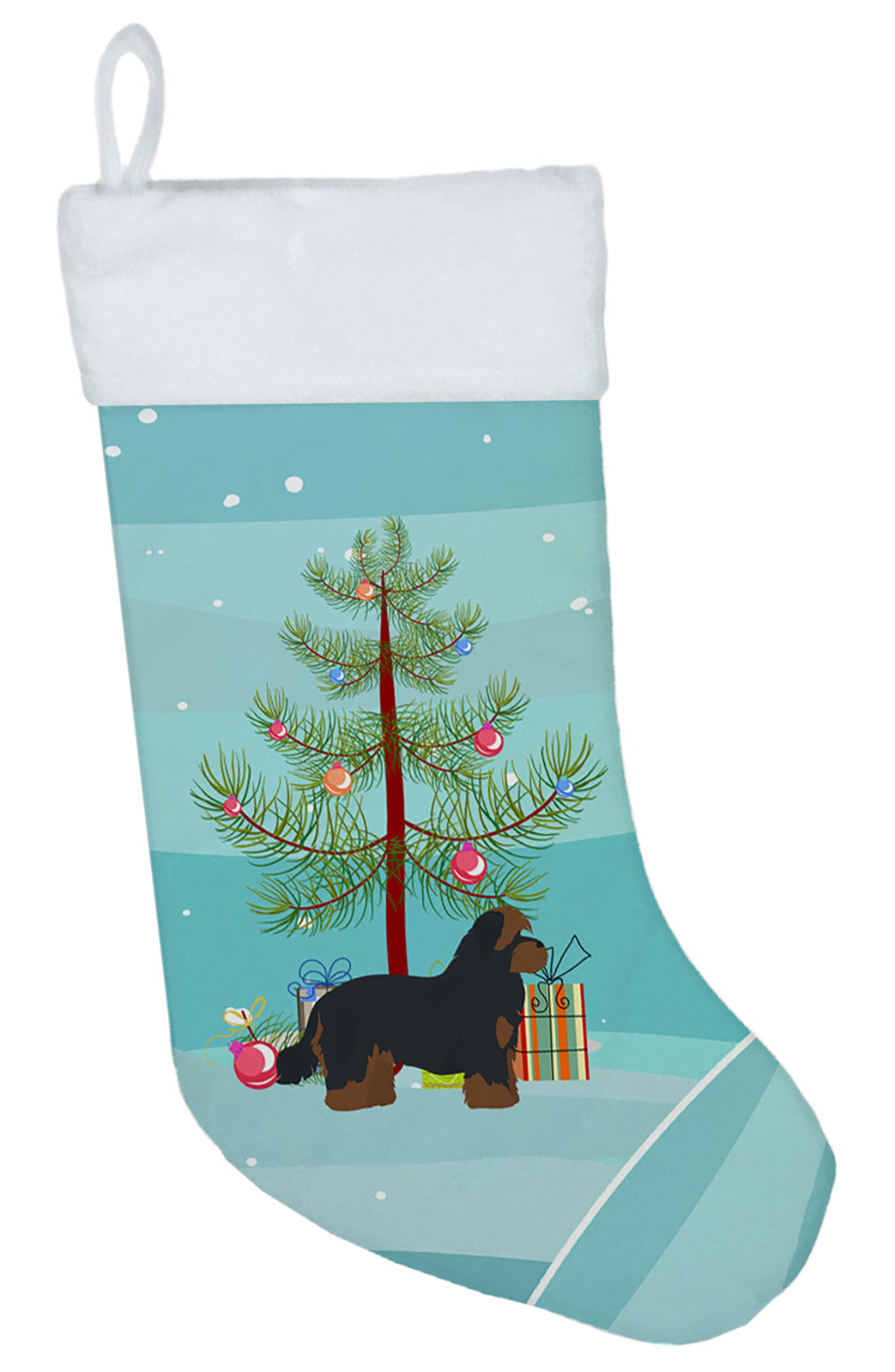 Shorkie #1 Christmas Tree Christmas Stocking CK3875CS  the-store.com.