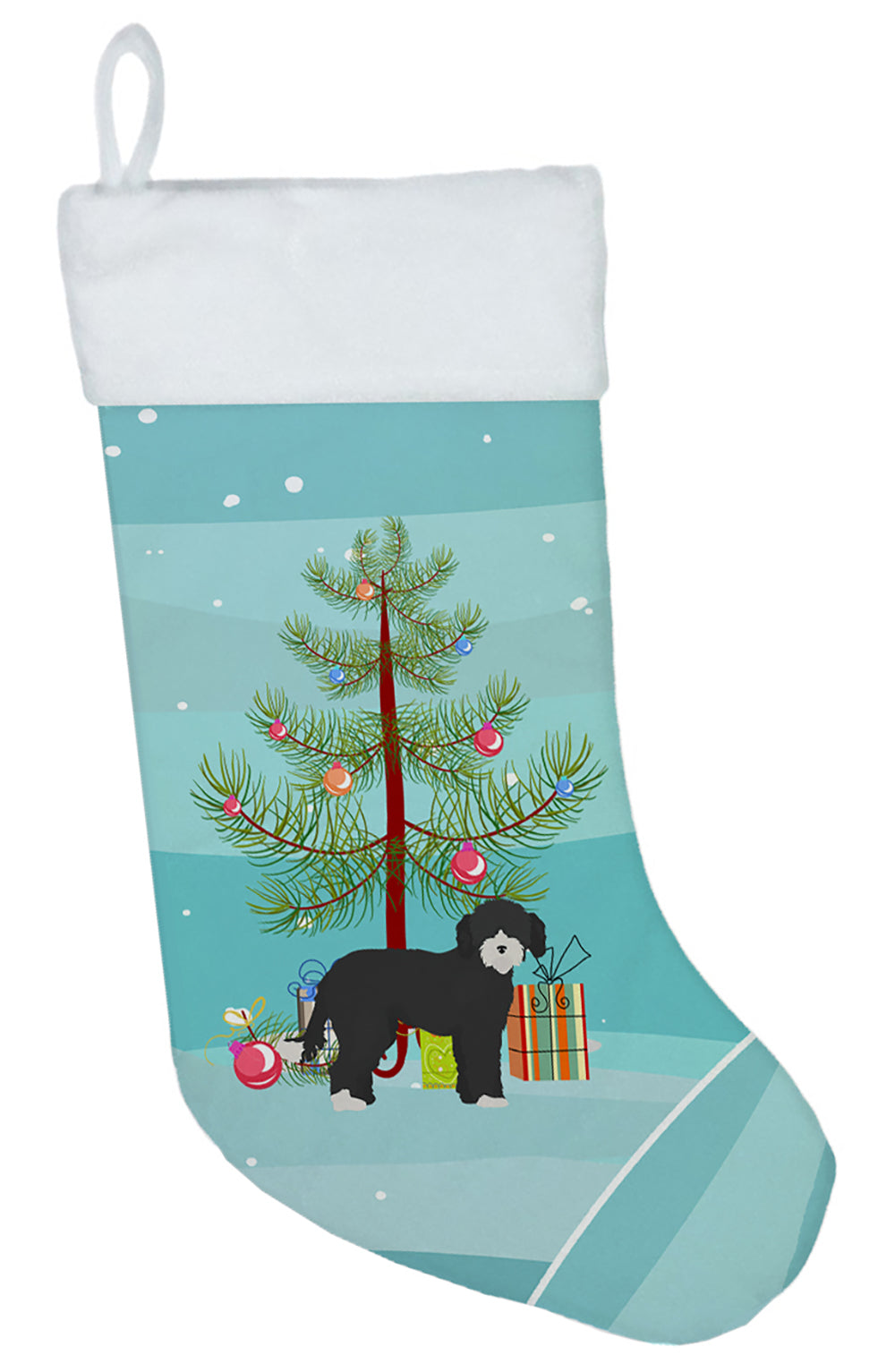 Whoodle #2 Christmas Tree Christmas Stocking CK3881CS  the-store.com.