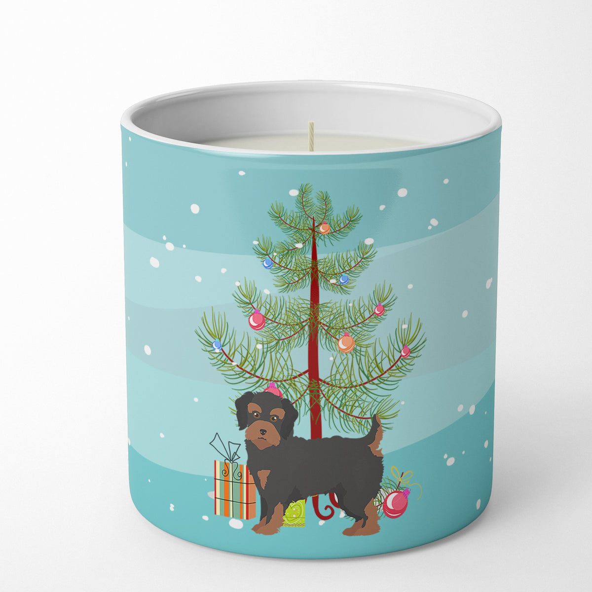 Buy this Yorkiepoo #1 Christmas Tree 10 oz Decorative Soy Candle