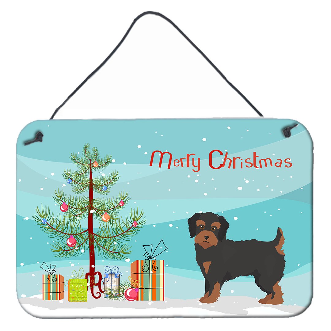 Yorkiepoo #1 Christmas Tree Wall or Door Hanging Prints CK3882DS812 by Caroline's Treasures