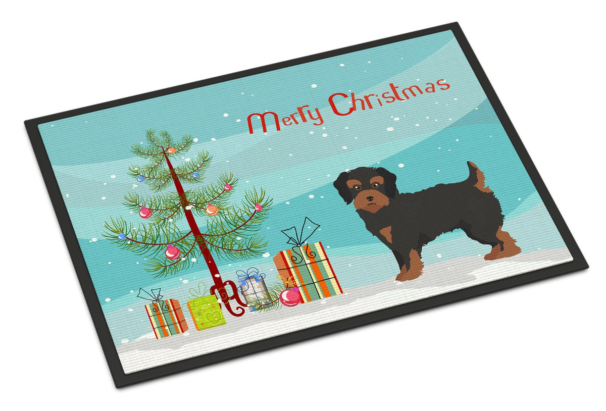 Yorkiepoo #1 Christmas Tree Indoor or Outdoor Mat 24x36 CK3882JMAT by Caroline&#39;s Treasures