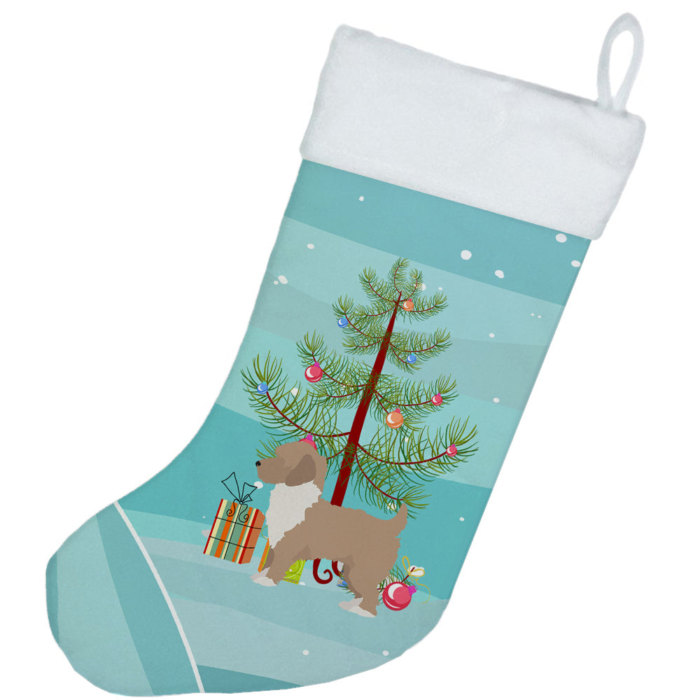 Yorkiepoo #2 Christmas Tree Christmas Stocking CK3883CS  the-store.com.