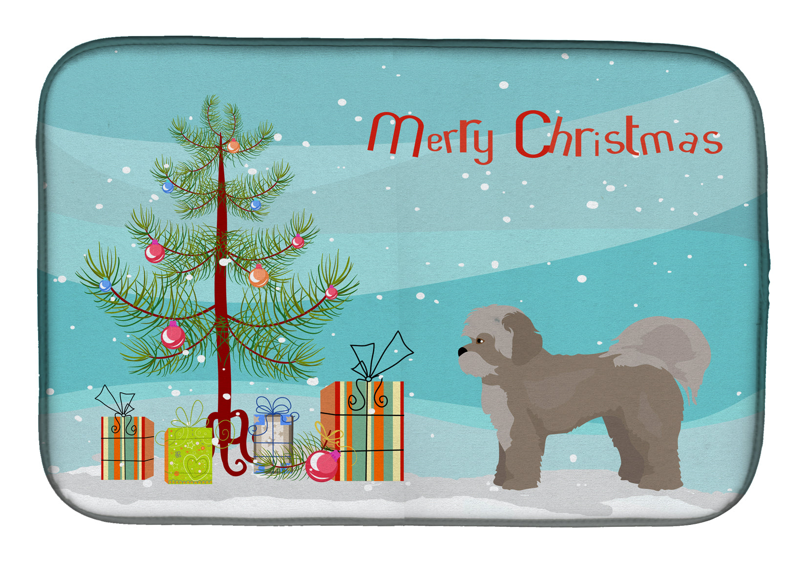 Zuchon #1 Christmas Tree Dish Drying Mat CK3884DDM  the-store.com.