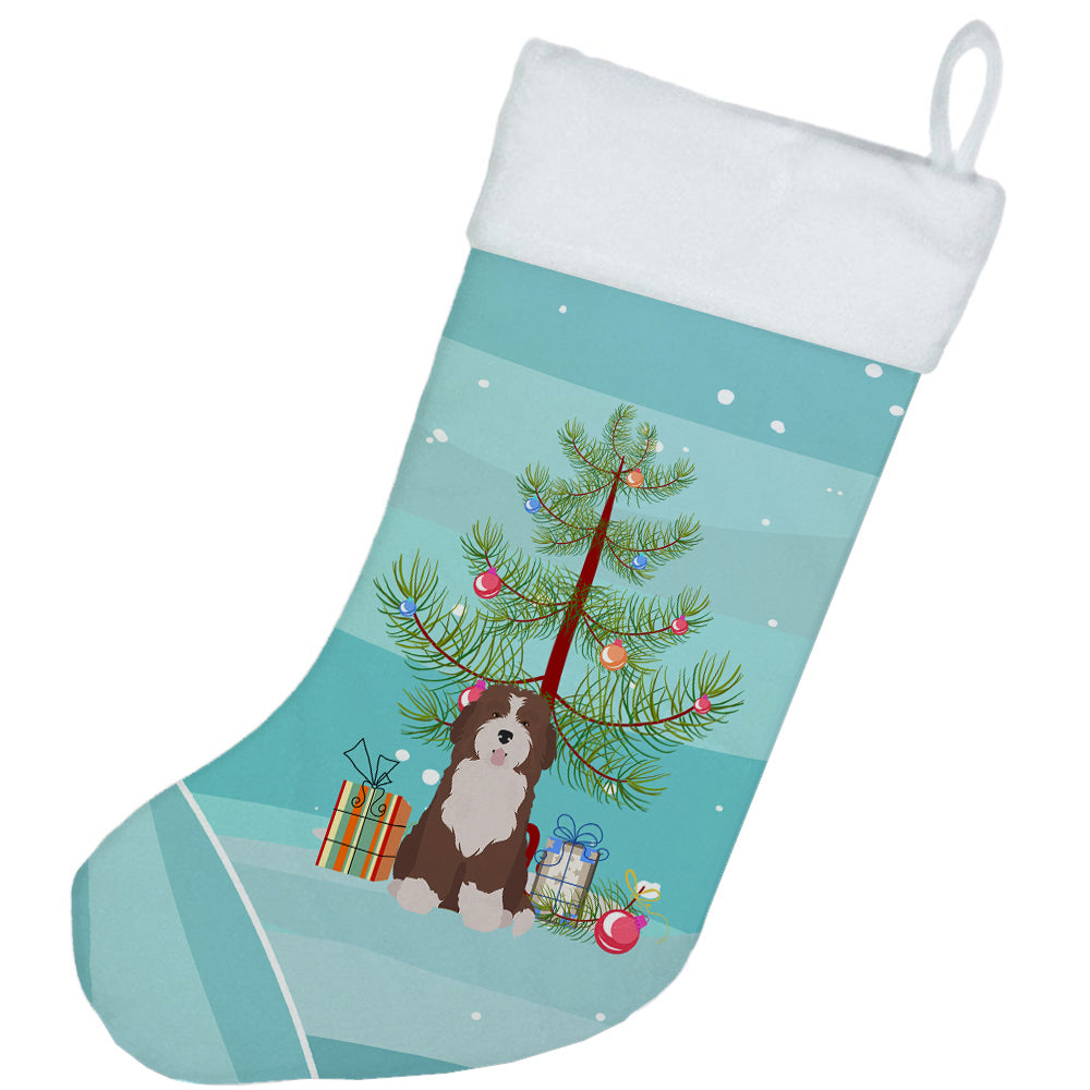 Bernedoodle #2 Christmas Tree Christmas Stocking CK3886CS  the-store.com.