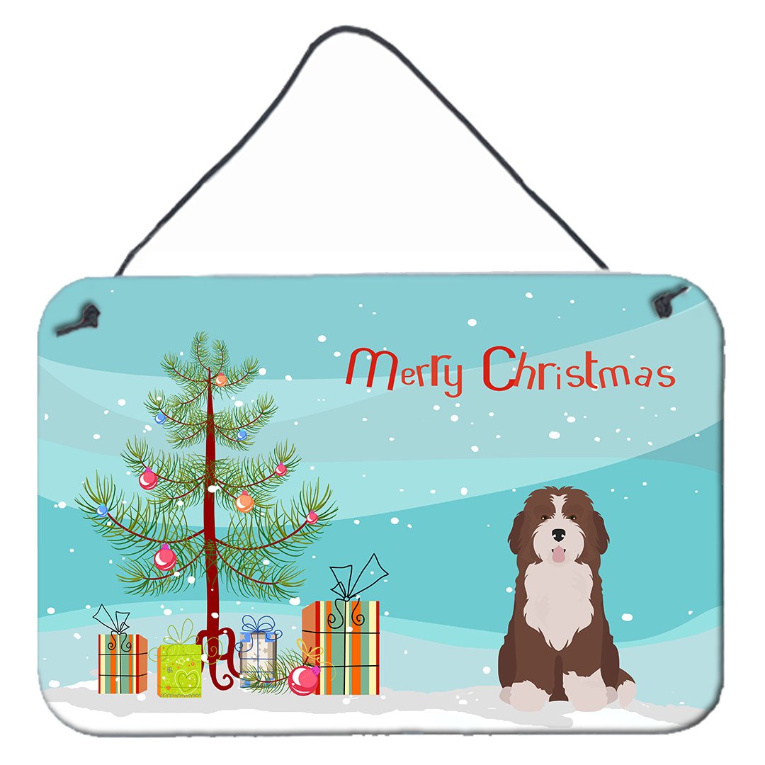 Bernedoodle #2 Christmas Tree Wall or Door Hanging Prints CK3886DS812 by Caroline's Treasures