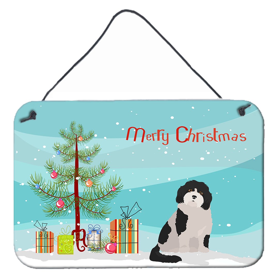 Cavachon #3 Christmas Tree Wall or Door Hanging Prints CK3888DS812 by Caroline's Treasures