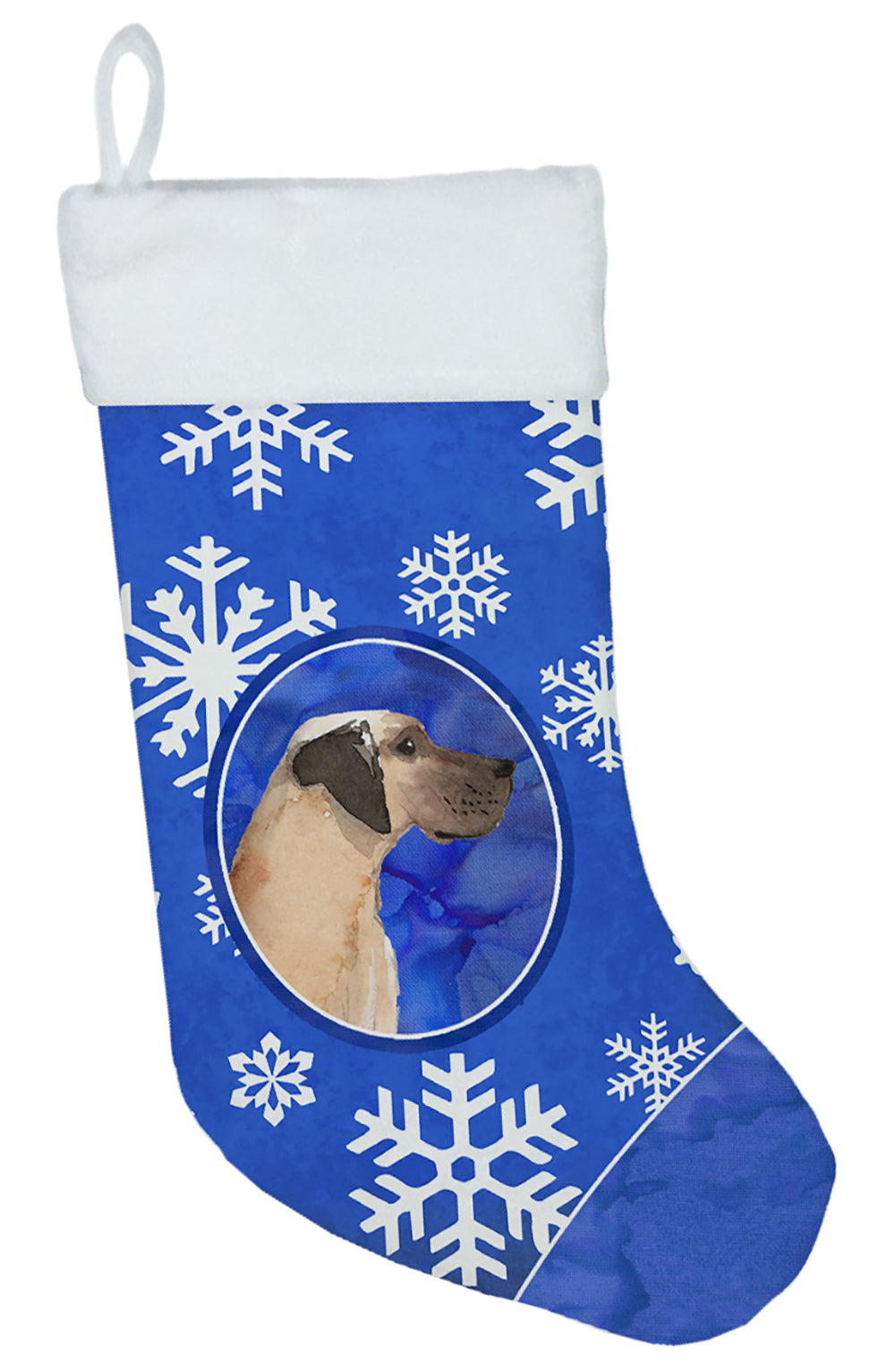 Winter Snowflakes Great Dane Christmas Stocking CK3956CS  the-store.com.