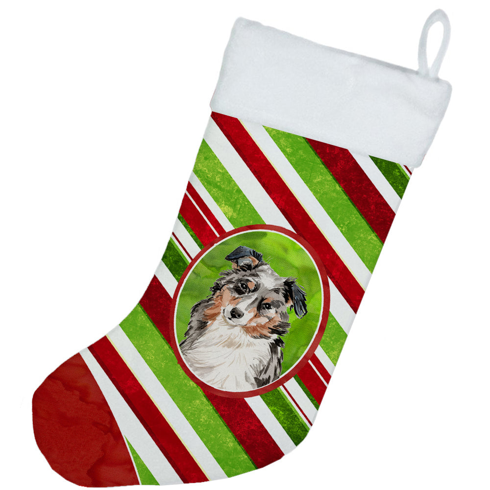 Christmas Snowflakes Australian Shepherd Christmas Stocking CK4041CS  the-store.com.