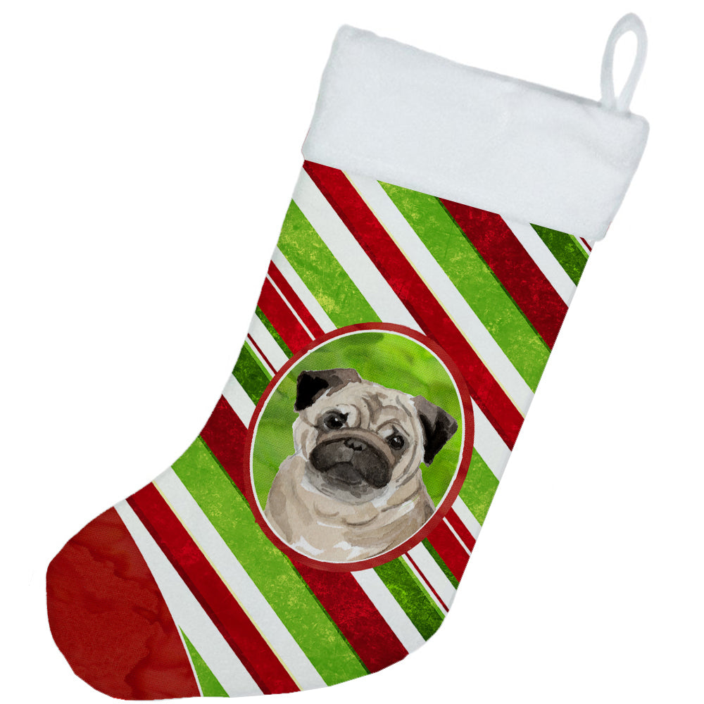 Christmas Snowflakes Pug Christmas Stocking CK4070CS  the-store.com.