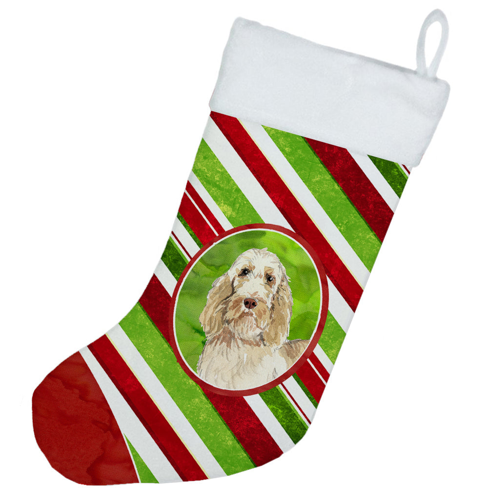 Spinone Italiano Christmas Candy Stripe Christmas Stocking CK4078CS  the-store.com.