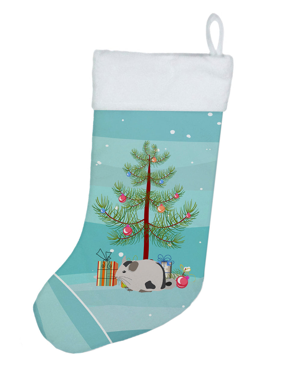 Mosaic Chinchilla Merry Christmas Christmas Stocking  the-store.com.