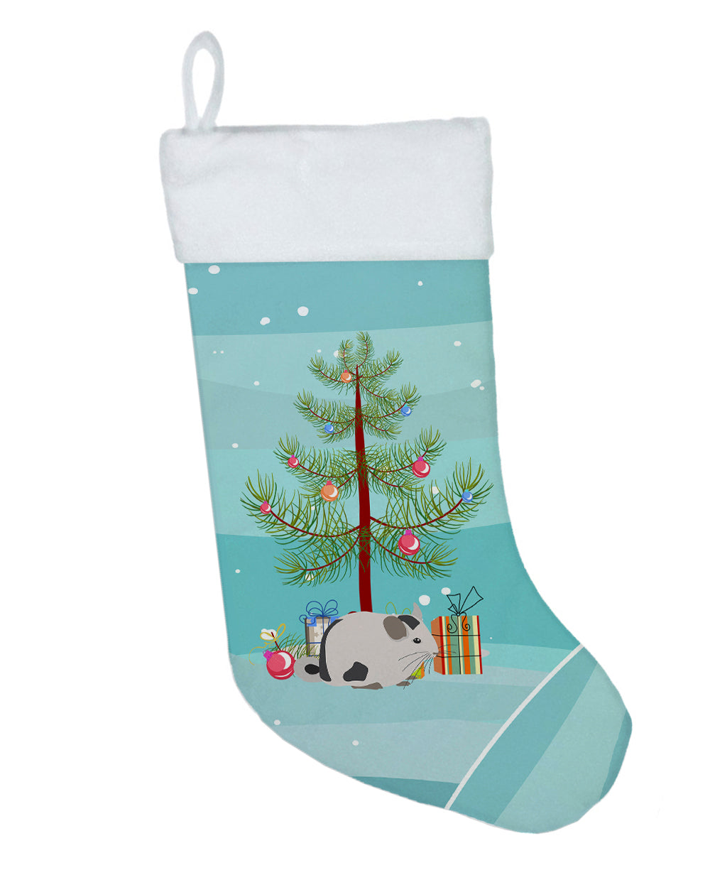 Mosaic Chinchilla Merry Christmas Christmas Stocking  the-store.com.