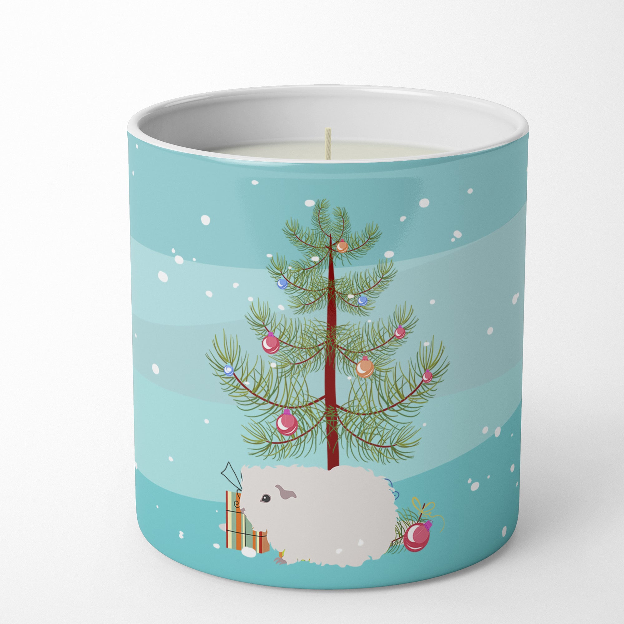 Buy this Merino Guinea Pig Merry Christmas 10 oz Decorative Soy Candle