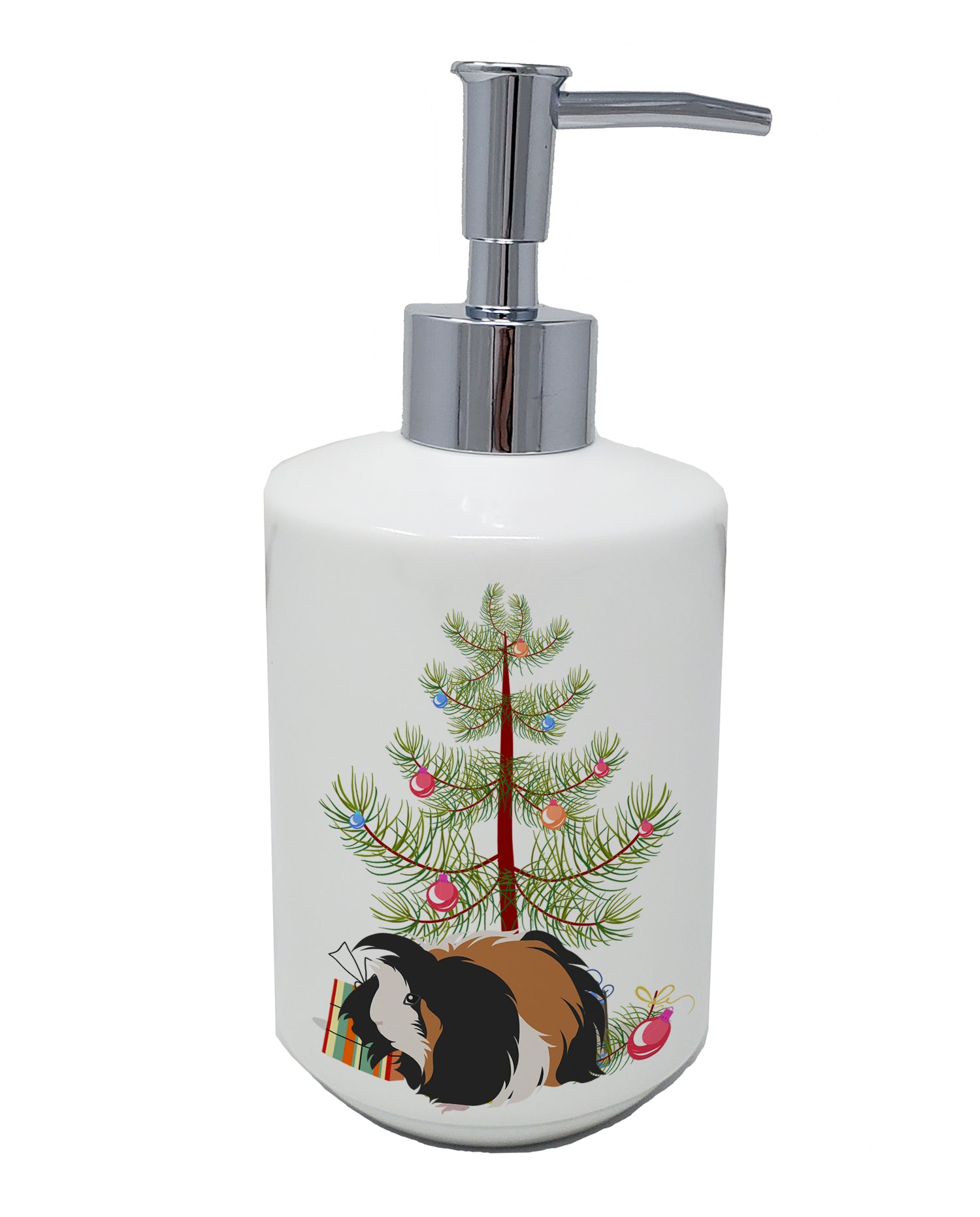 Buy this Sheba Guinea Pig Merry Christmas Ceramic Soap Dispenser