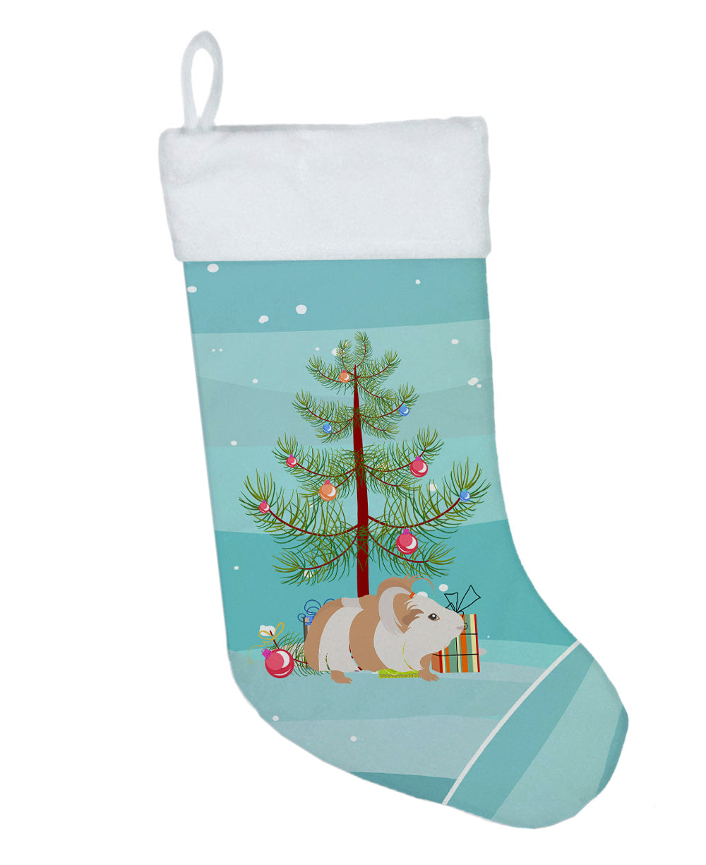 Silkie Guinea Pig Merry Christmas Christmas Stocking  the-store.com.