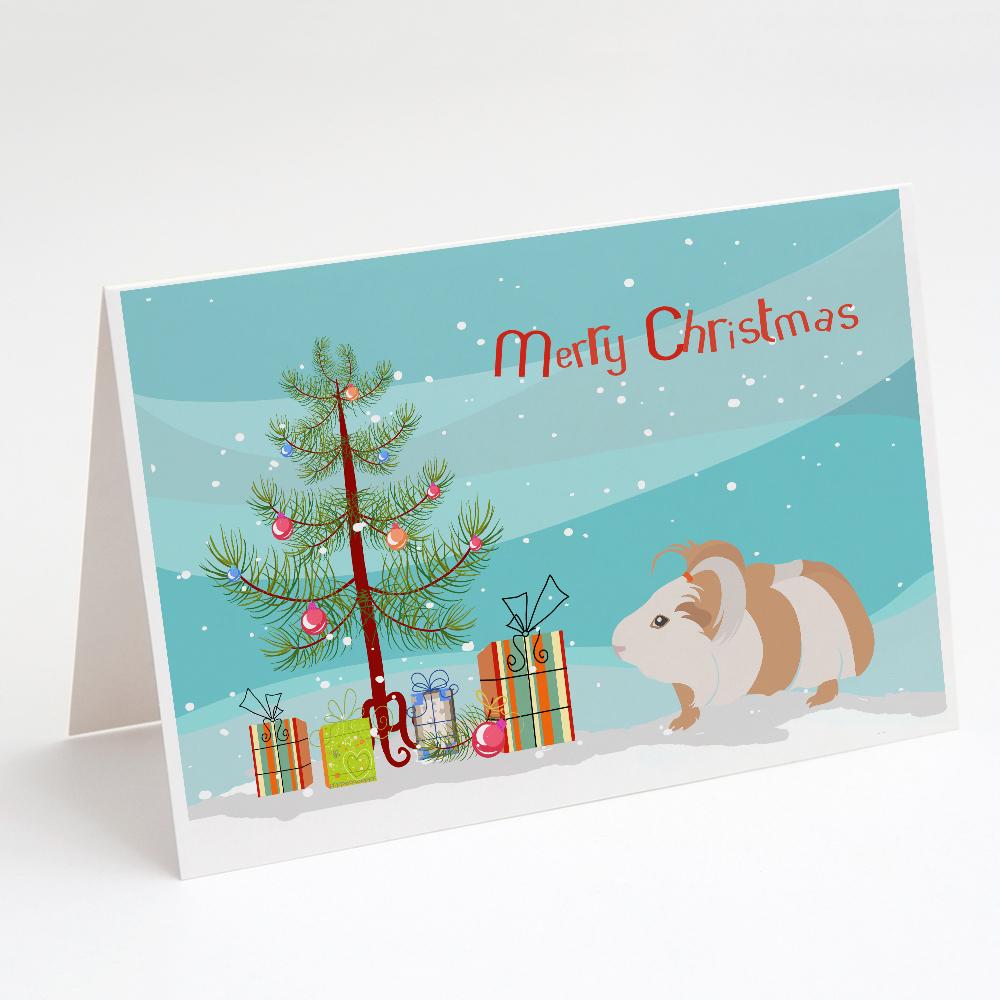 Buy this Silkie Guinea Pig Merry Christmas Greeting Cards and Envelopes Pack of 8