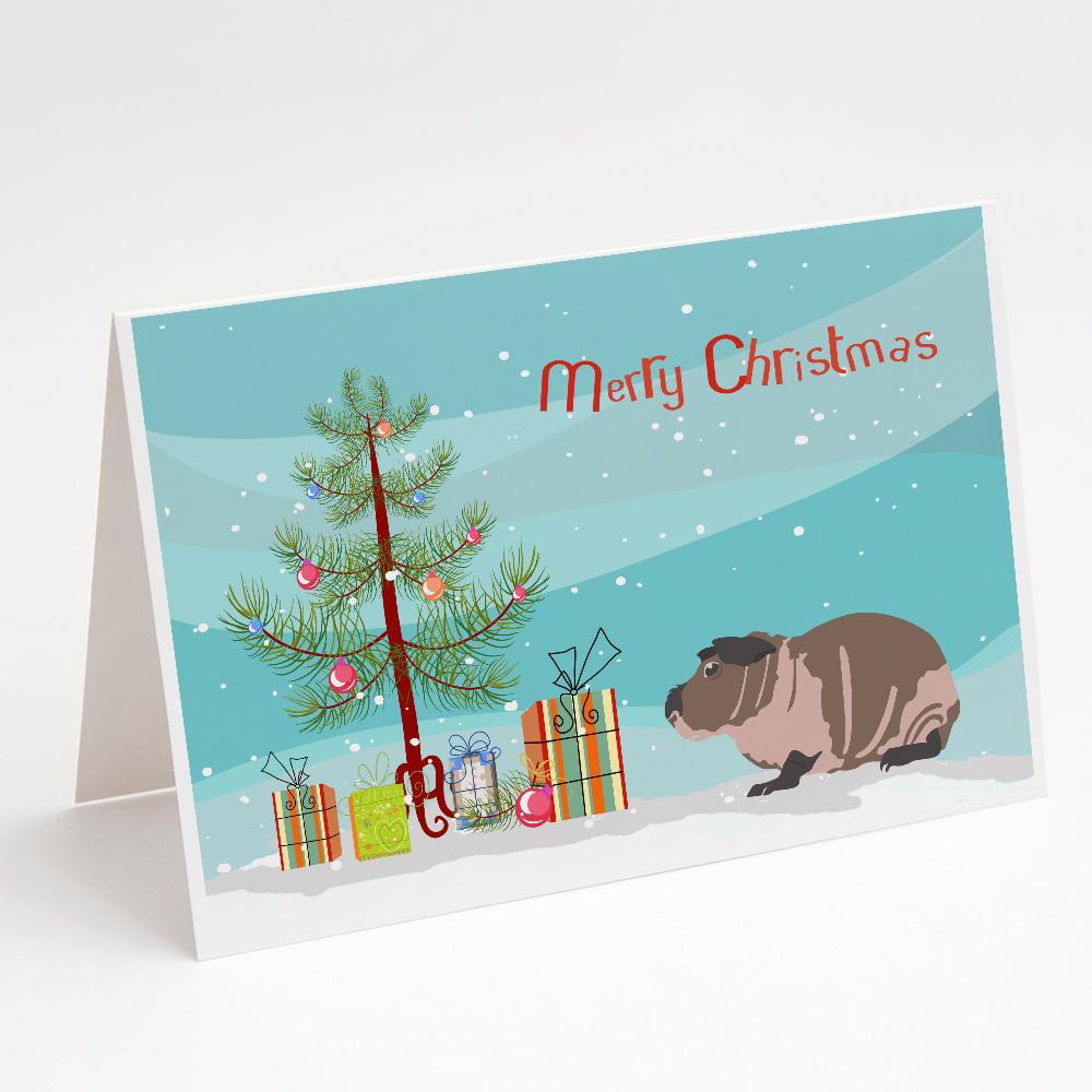 Buy this Skinny Guinea Pig Merry Christmas Greeting Cards and Envelopes Pack of 8