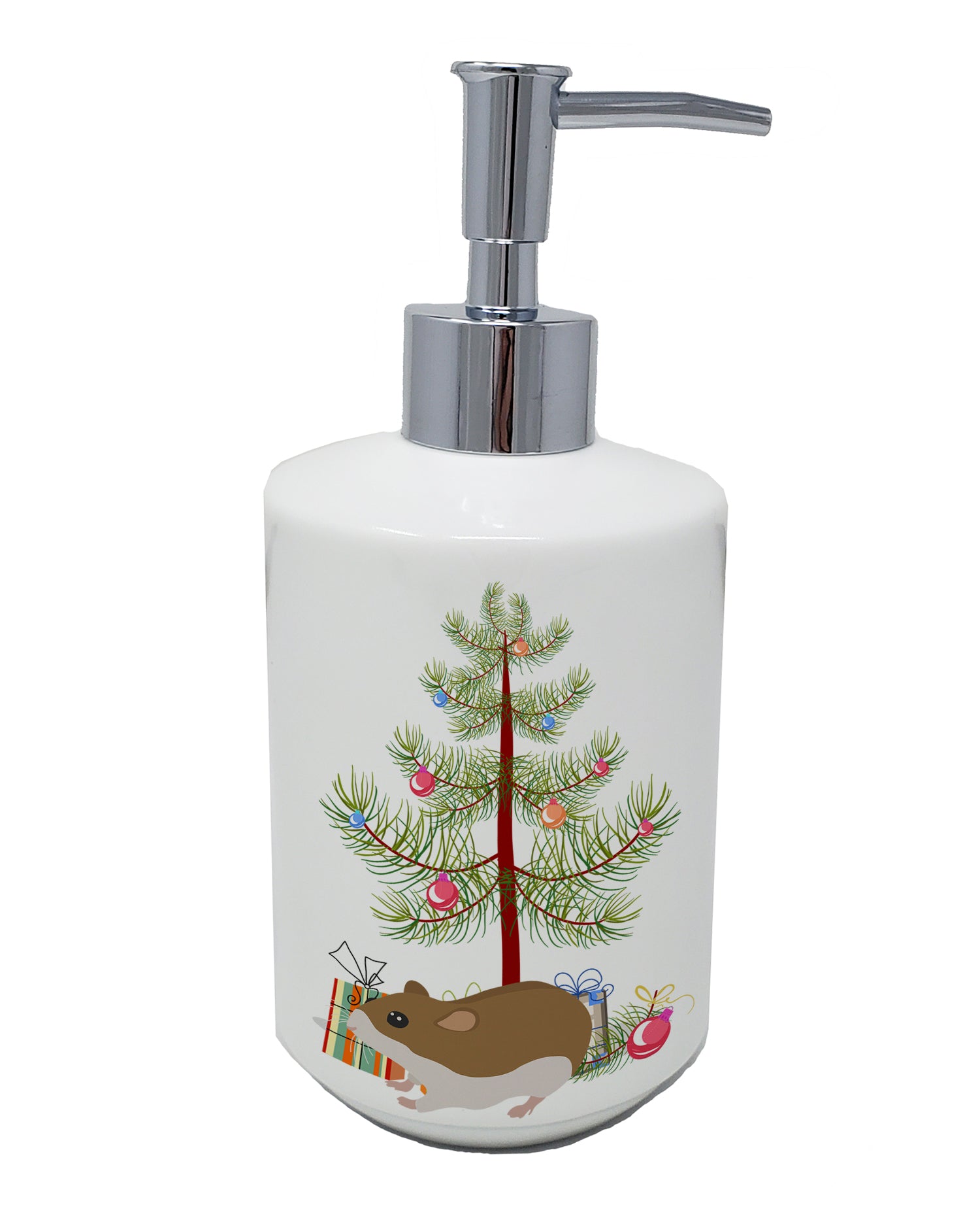 Buy this Chinese Hamster Merry Christmas Ceramic Soap Dispenser