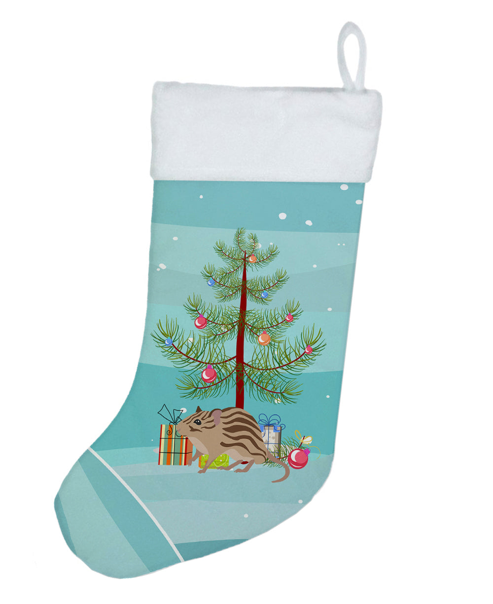 Zebra Mouse Merry Christmas Christmas Stocking  the-store.com.