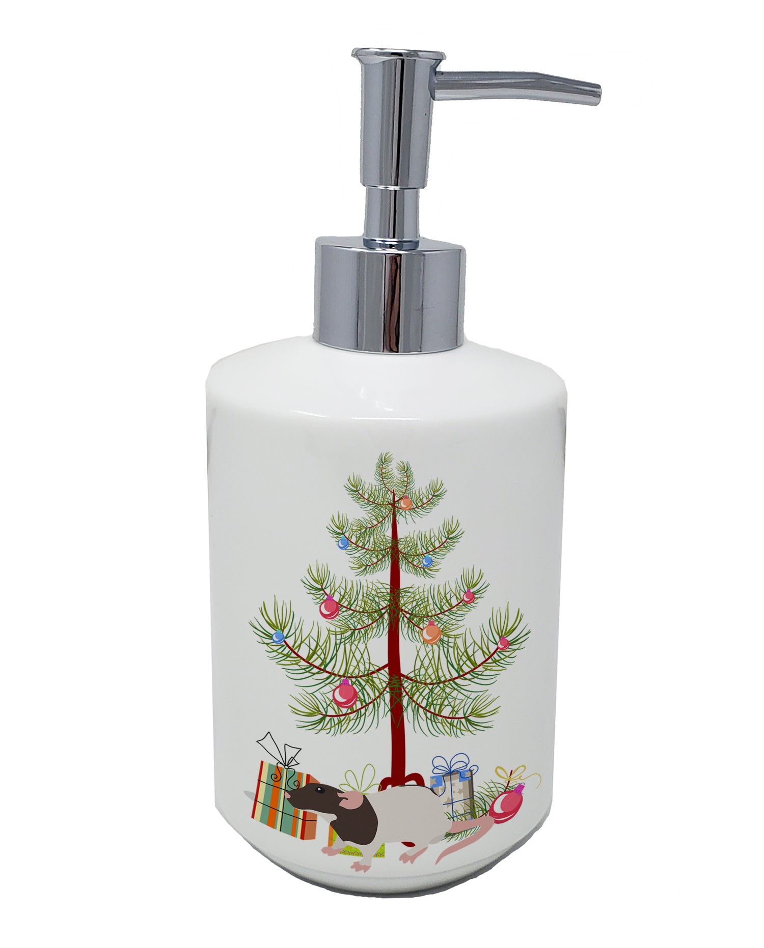 Buy this Dumbo Rat Merry Christmas Ceramic Soap Dispenser