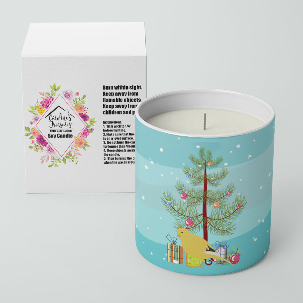 Border Canary Merry Christmas 10 oz Decorative Soy Candle - the-store.com