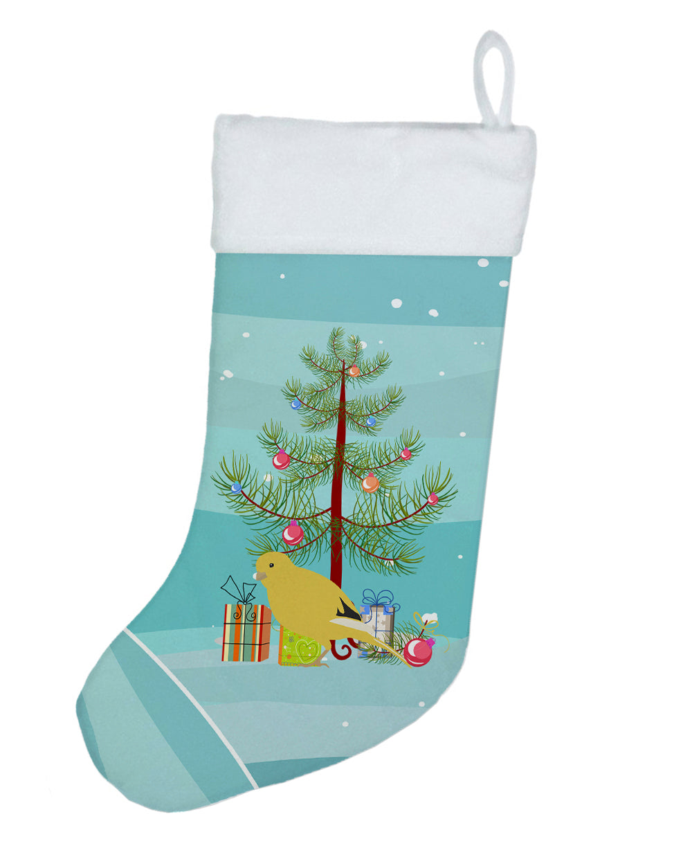 Border Canary Merry Christmas Christmas Stocking  the-store.com.