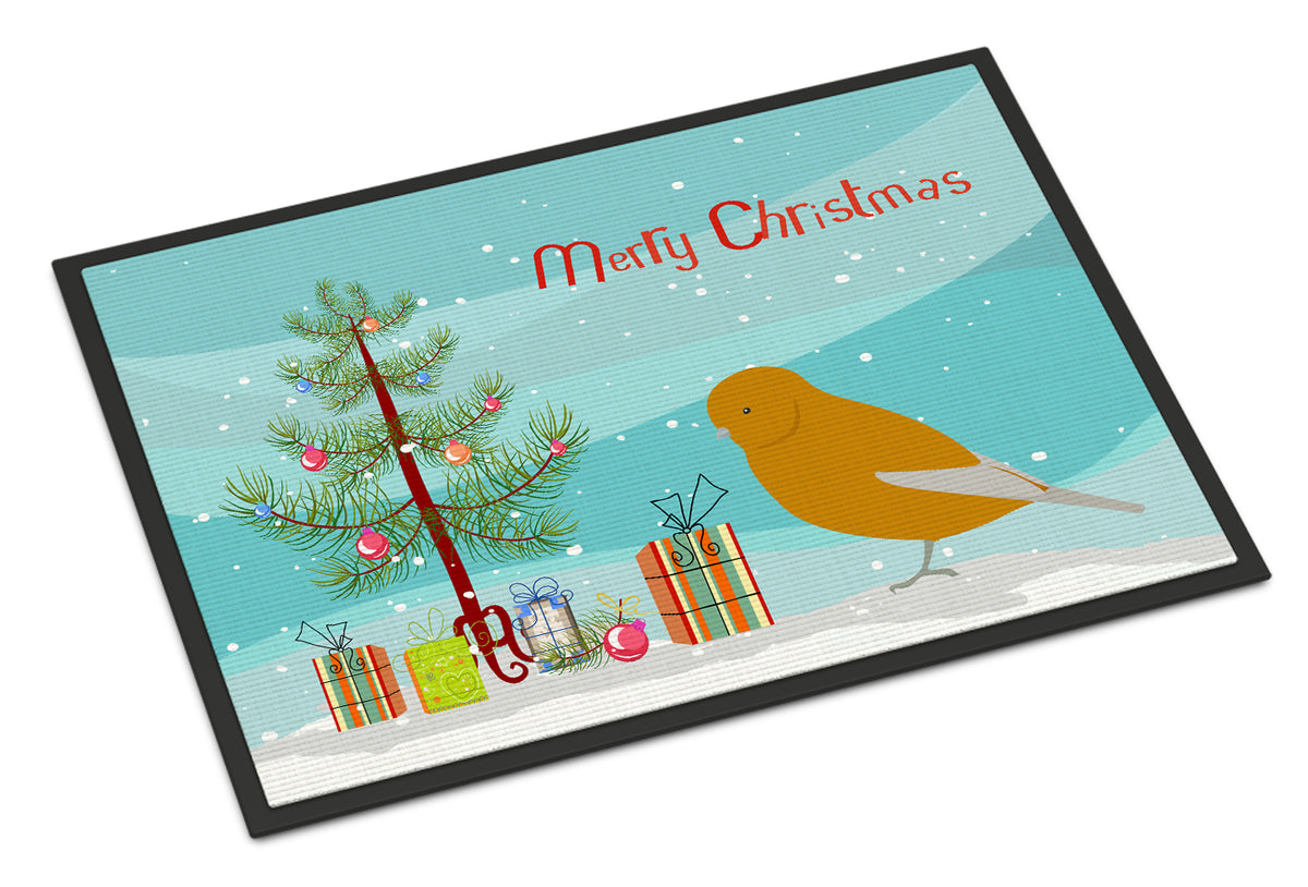 Norwich Canary Merry Christmas Indoor or Outdoor Mat 18x27 CK4483MAT - the-store.com