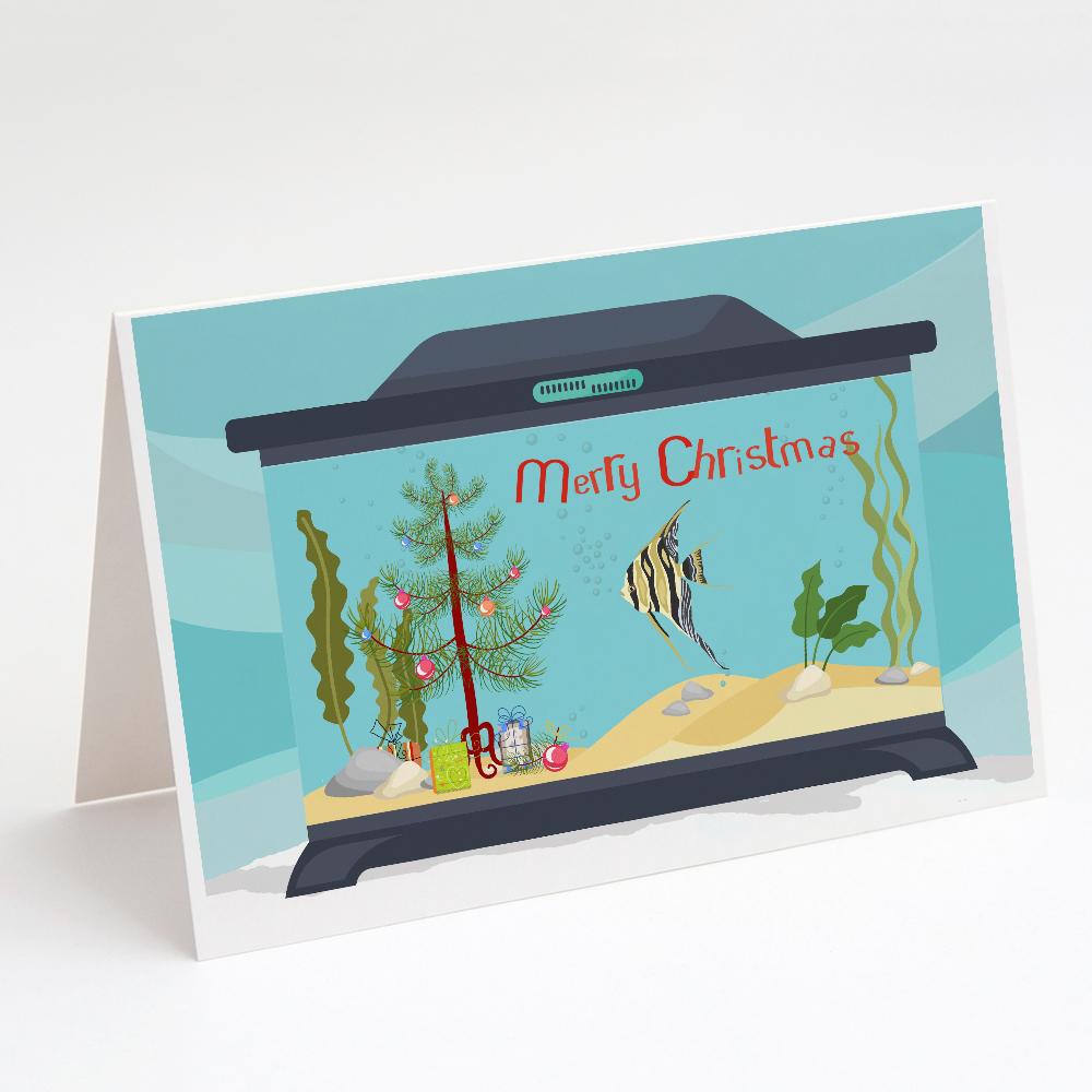 Buy this Angelfish Merry Christmas Greeting Cards and Envelopes Pack of 8