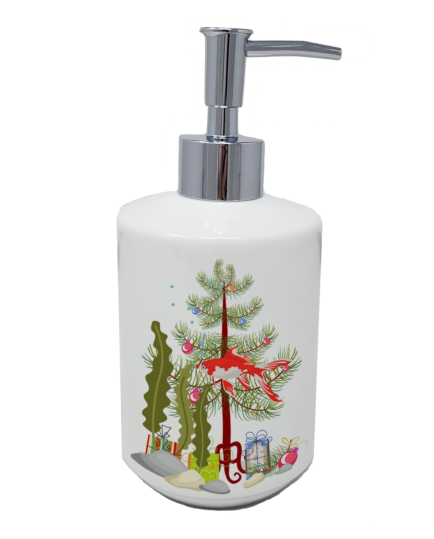 Buy this Comet Goldfish Merry Christmas Ceramic Soap Dispenser