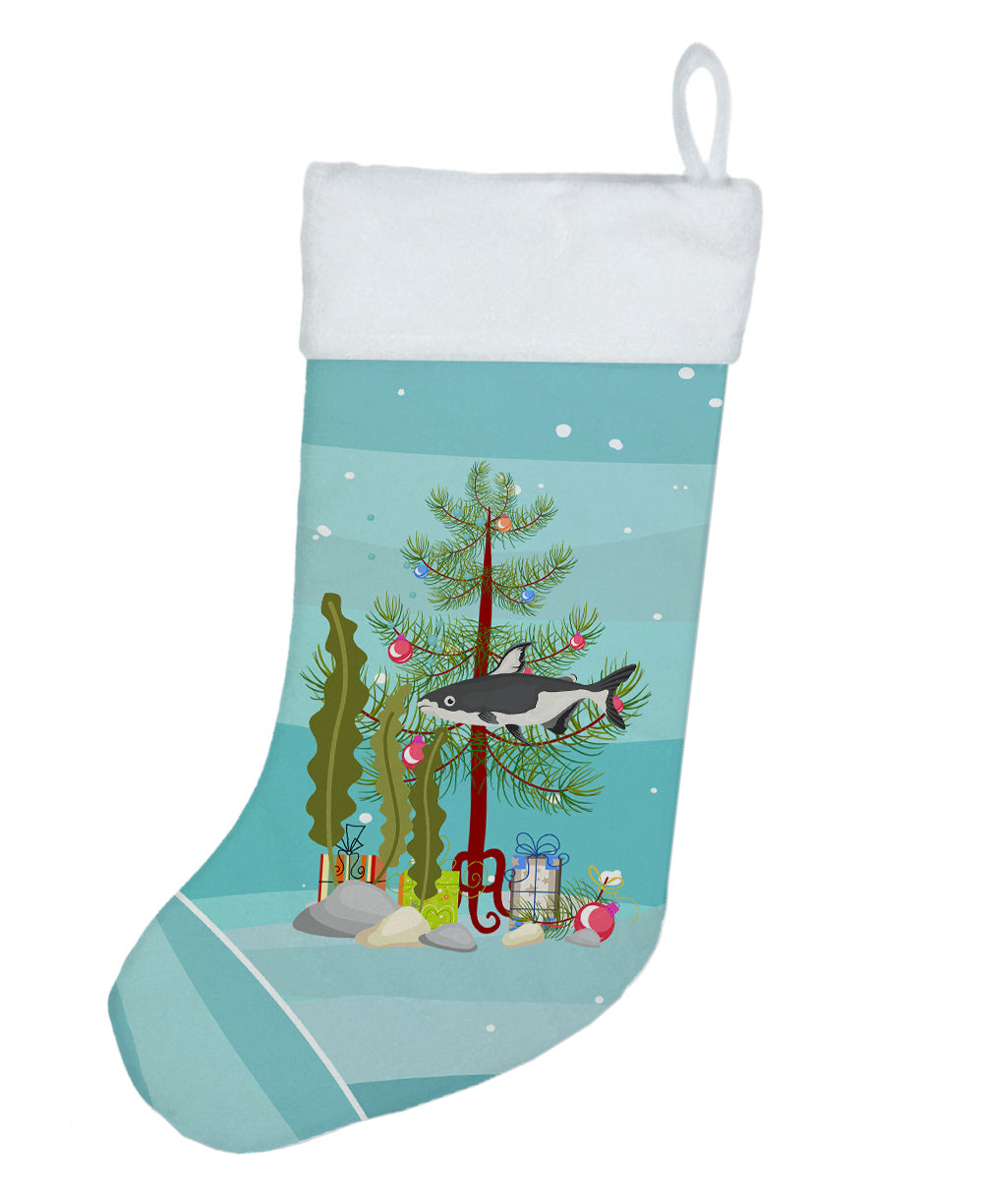 Iridescent Shark Merry Christmas Christmas Stocking  the-store.com.