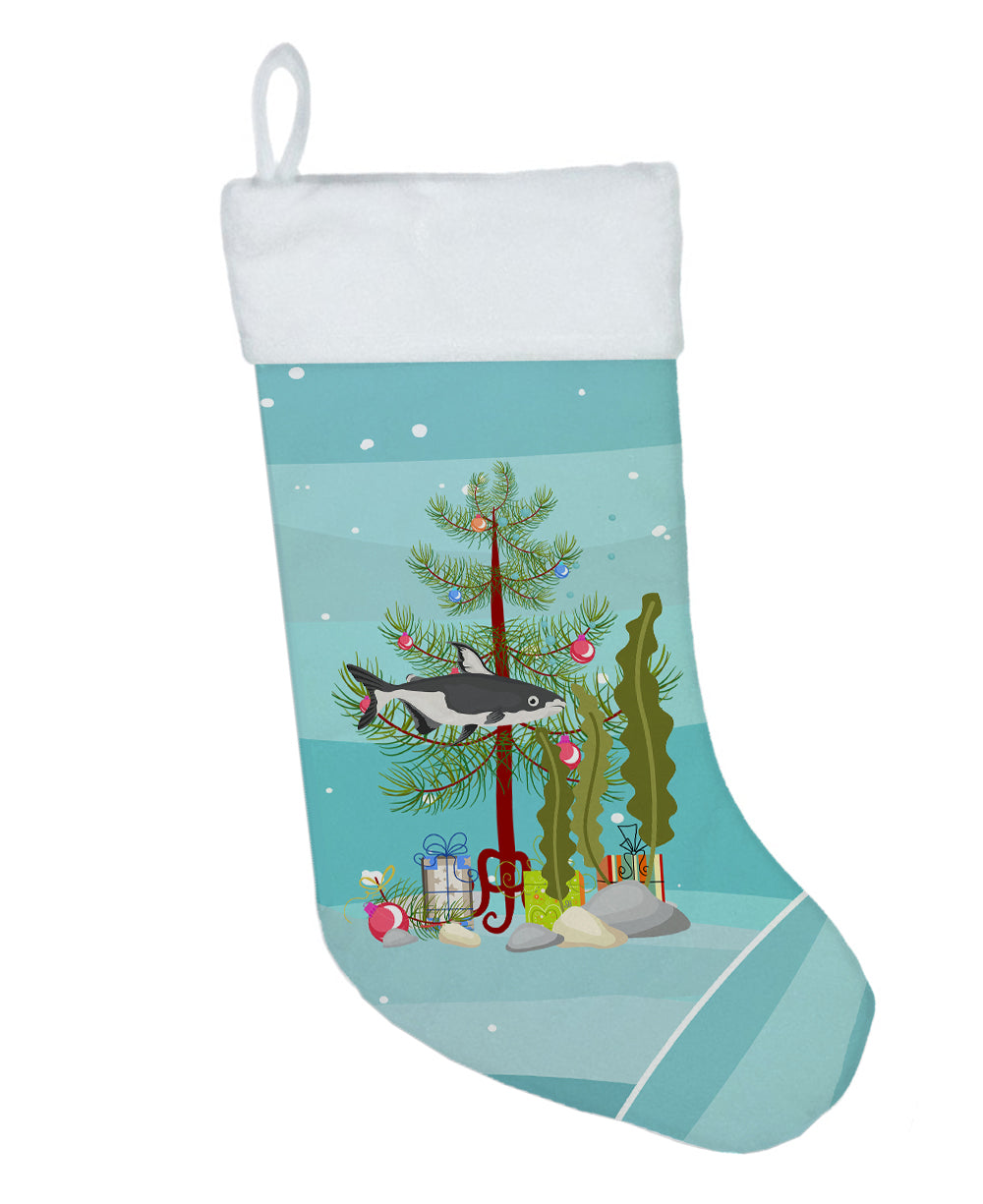 Iridescent Shark Merry Christmas Christmas Stocking  the-store.com.