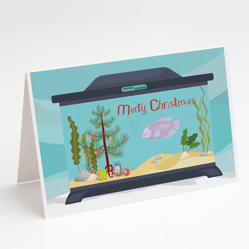 Buy this Giant Gourami Merry Christmas Greeting Cards and Envelopes Pack of 8