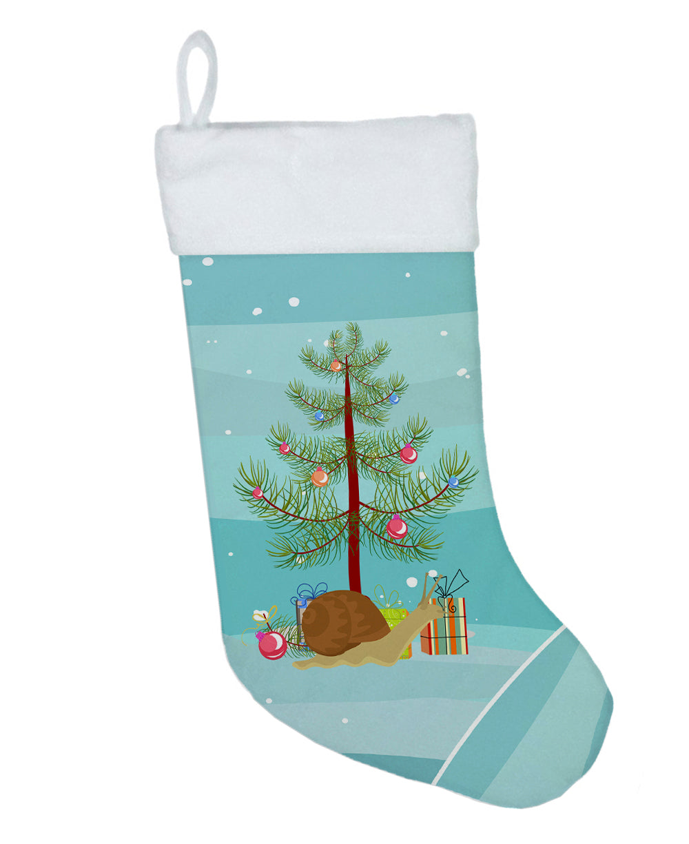 Garden Snail Merry Christmas Christmas Stocking  the-store.com.