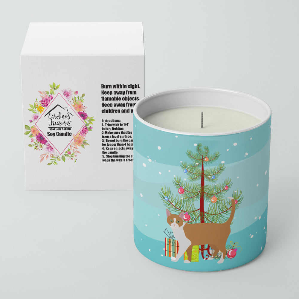 Buy this Brazilian Shorthair Cat Merry Christmas 10 oz Decorative Soy Candle