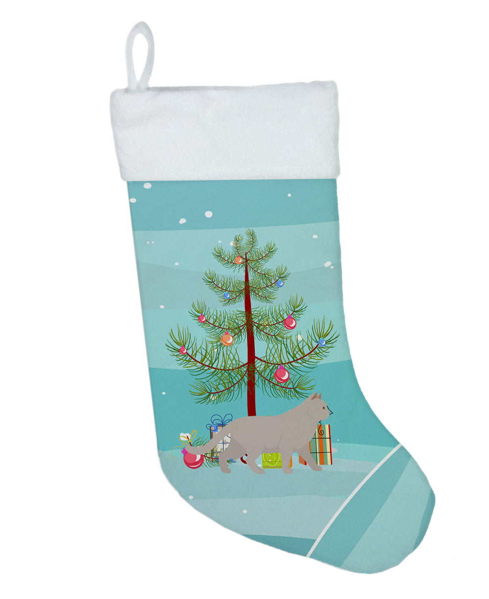 British Shorthair #2 Cat Merry Christmas Christmas Stocking  the-store.com.