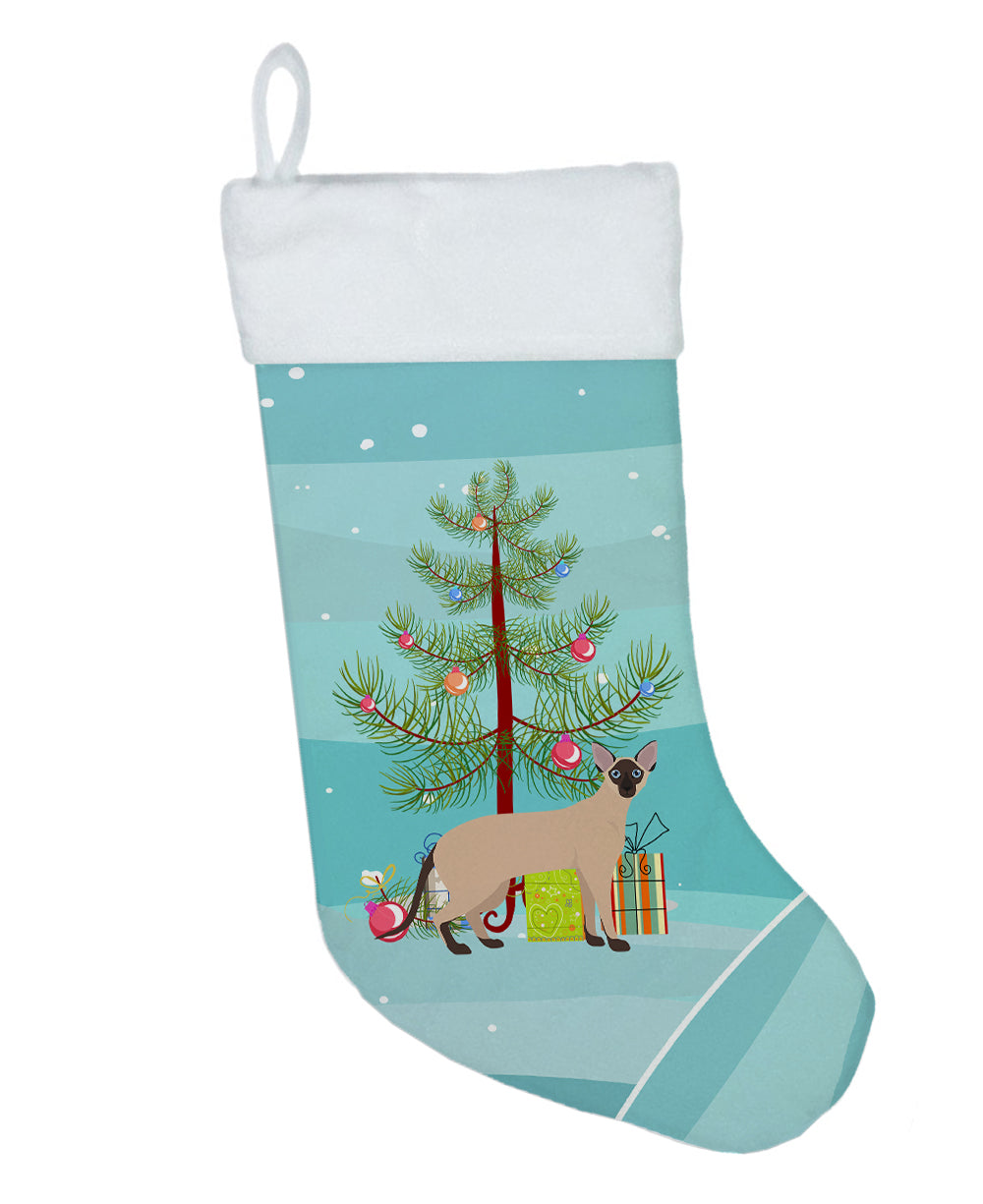 Colorpoint Shorthair #2 Cat Merry Christmas Christmas Stocking  the-store.com.