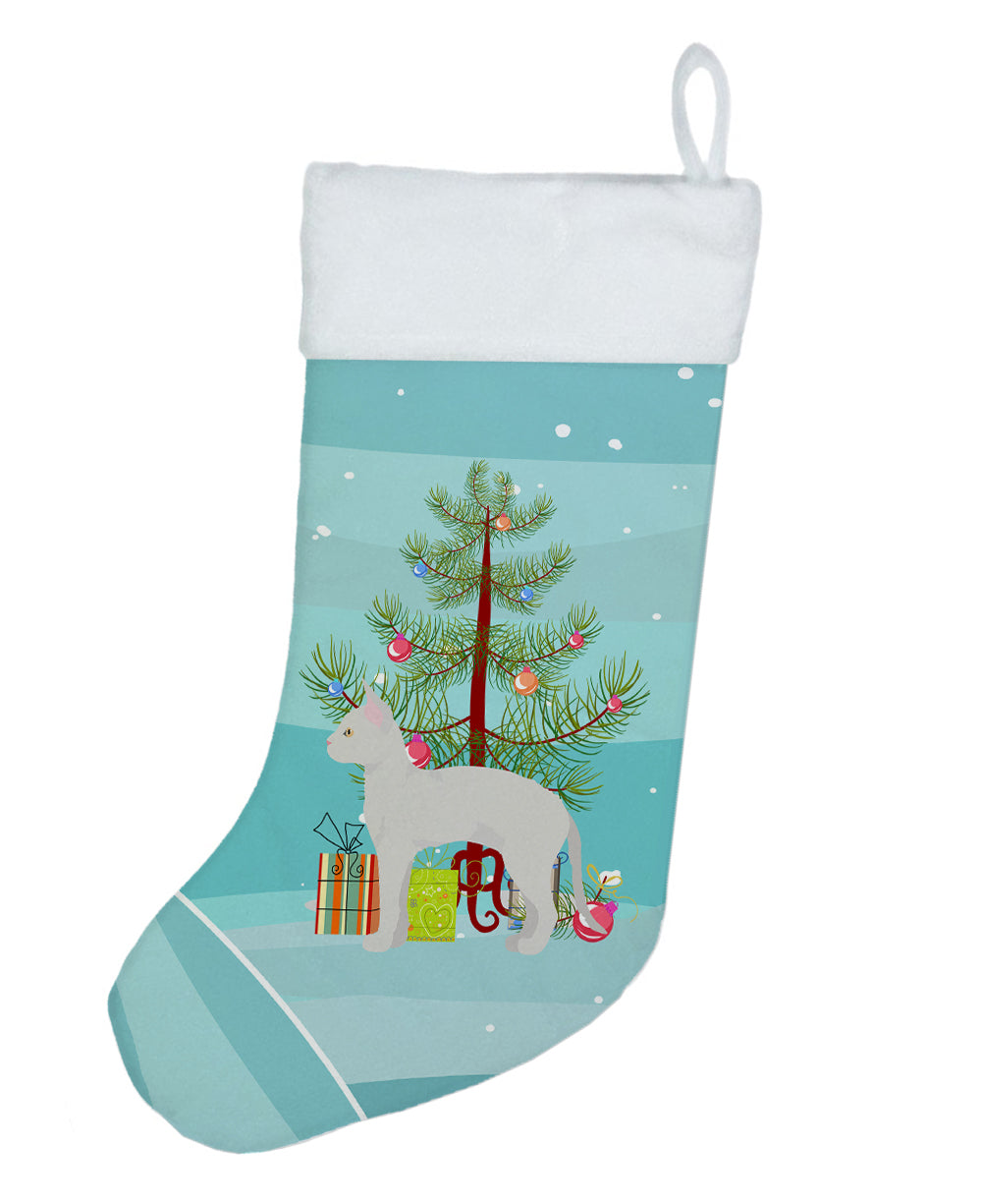 German Rex #3 Cat Merry Christmas Christmas Stocking  the-store.com.