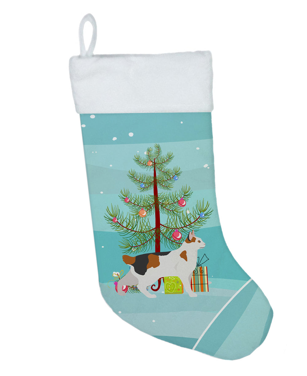 Korean Bobtail Cat Merry Christmas Christmas Stocking  the-store.com.