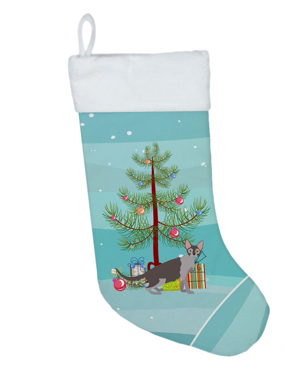 Lykoi #2 Cat Merry Christmas Christmas Stocking  the-store.com.